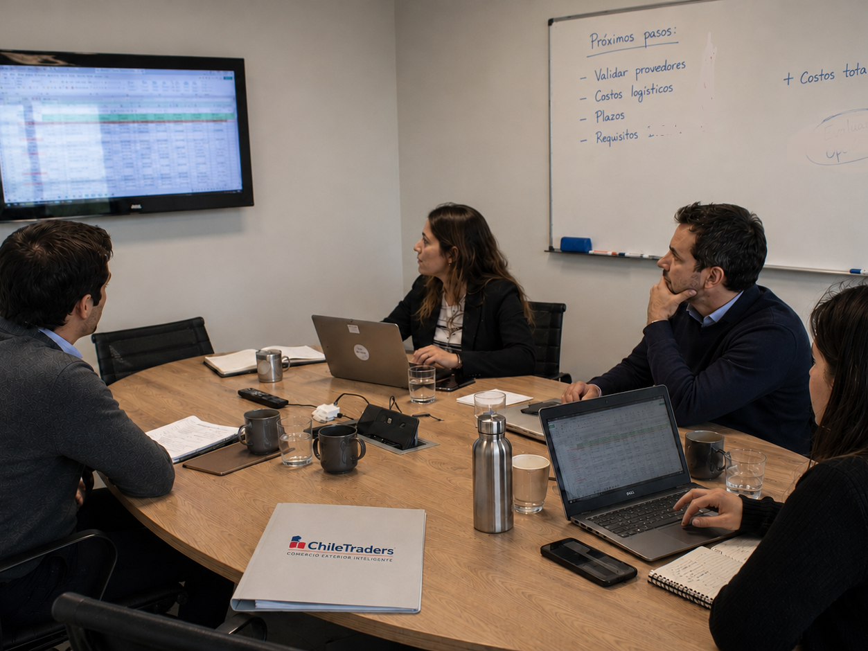 Reunión de outsourcing Chile Traders